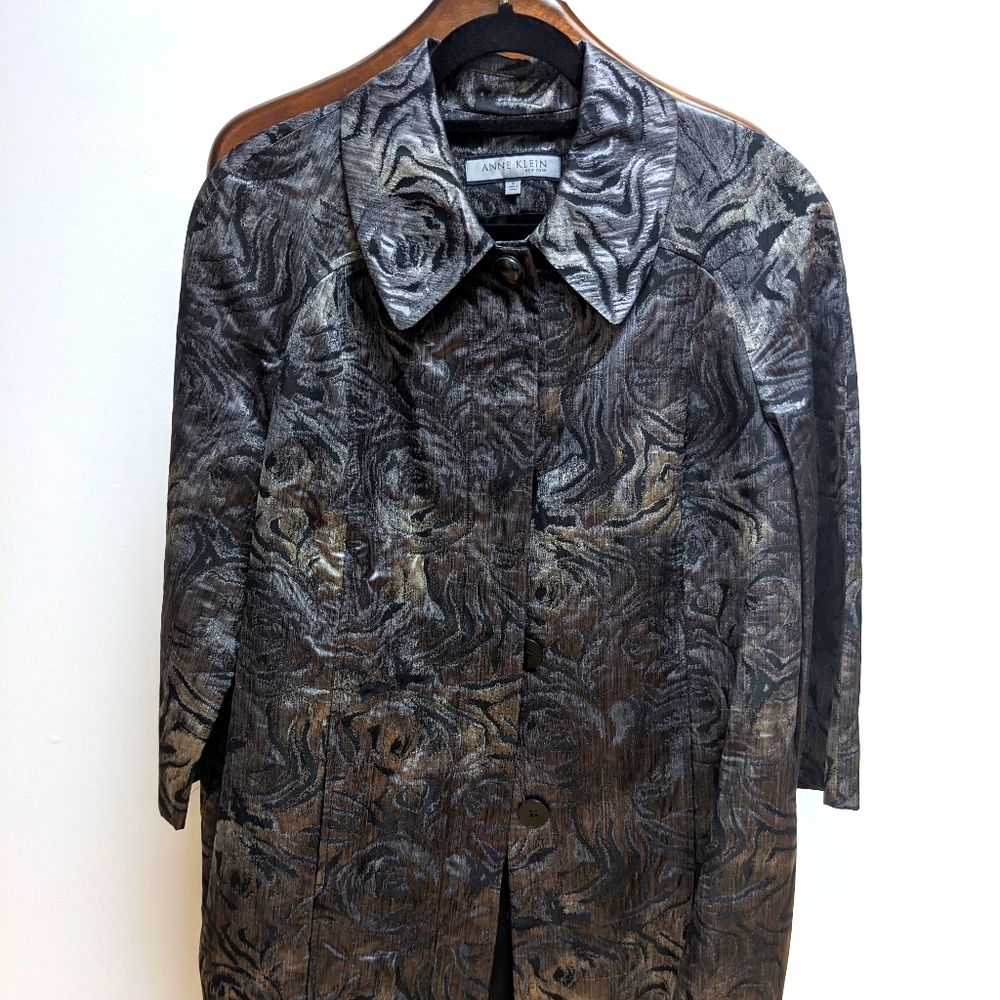 Anne Klein evening trench coat